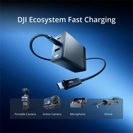DJI Power 140W GaN Charging Combo (EU) töltő és kábel