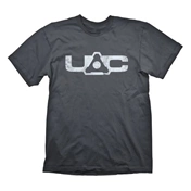 DOOM Eternal T-Shirt "UAC Logo" Grey XXL