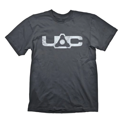 DOOM Eternal T-Shirt "UAC Logo" Grey XXL