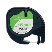 DYMO címke LT papír 12mm fehér