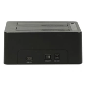 DeLock USB Type-C 3.1 Docking Station for 2x SATA HDD/SSD with Clone Function