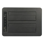 DeLock USB Type-C 3.1 Docking Station for 2x SATA HDD/SSD with Clone Function