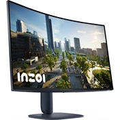 Dell Alienware AW3225DM gaming monitor - 31,5" ívelt 1500R VA QHD 180Hz, állítható magasságú, elfordítható Dell Alienware AW3225DM gaming monitor - 31,5" ívelt 1500R VA QHD 180Hz, állítható magasságú, elfordítható