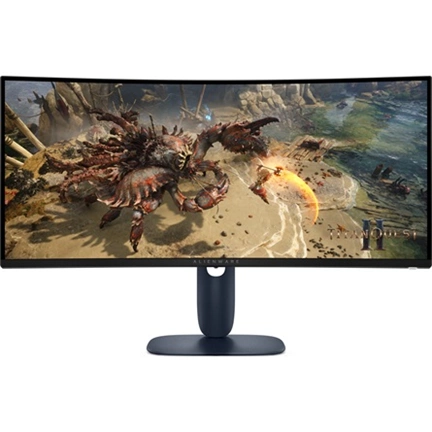 Dell Alienware AW3425DWM gaming monitor - 34" ívelt 1500R VA WQHD 180Hz, állítható magasságú, elfordítható