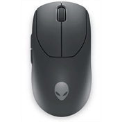 Dell Alienware Pro Wireless gaming egér vezetékes opcióval - 26000dpi, Dark Side of the Moon