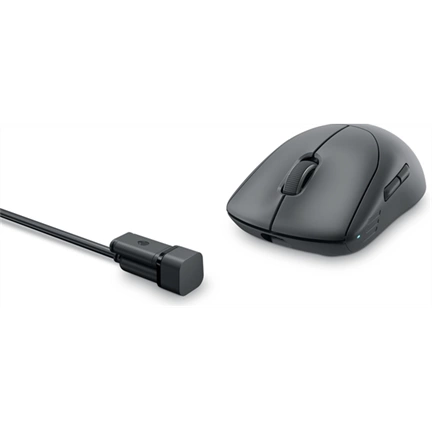 Dell Alienware Pro Wireless gaming egér vezetékes opcióval - 26000dpi, Dark Side of the Moon