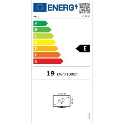 Dell Pro 27 Plus P2725D monitor - 23,8" QHD IPS 100Hz, pivot állvány