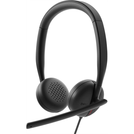 Dell WH3024 vezetékes fejhallgató mikrofonnal (headset) USB-C (USB-A adapterrel)