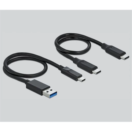 Delock 1-port USB-C M.2 NVME dokkoló szürke