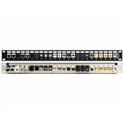 Delock 19” Keystone Patch Panel 24 Port with strain relief