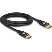 Delock 80622 DisplayPort kábel 8K 60Hz fém 3m fekete