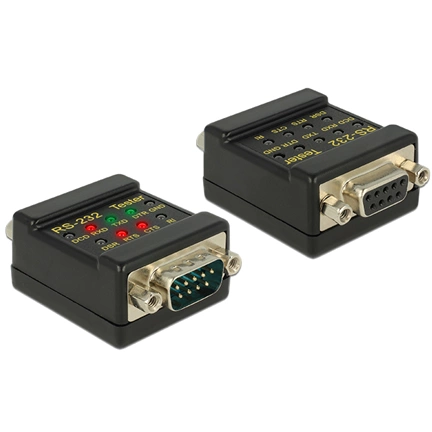 Delock 87713 RS-232 Teszter DB9 kimenet > DB9 bemenet