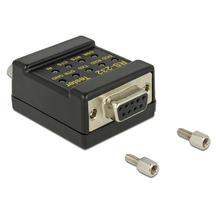 Delock 87713 RS-232 Teszter DB9 kimenet > DB9 bemenet