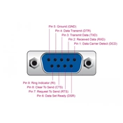Delock 87713 RS-232 Teszter DB9 kimenet > DB9 bemenet