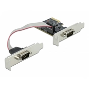 Delock 90001 RS-232 2-port PCIe x1 soros port bővítőkártya