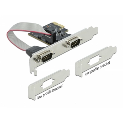 Delock 90001 RS-232 2-port PCIe x1 soros port bővítőkártya