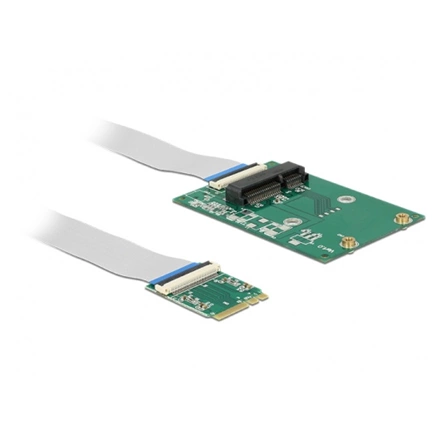 Delock Adapter M.2 Key A+E male > Mini PCI-E