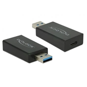 Delock Adapter SuperSpeed USB 10 Gbps (USB 3.1 Gen 2) Type-A male > USB Type-C™ female black Delock Adapter SuperSpeed USB 10 Gbps (USB 3.1 Gen 2) Type-A male > USB Type-C™ female black