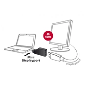 Delock Adapter, mini Displayport 1.2-es csatlakozódugó > Displayport-csatlakozóhüvely, 4K, 90 fokban Delock Adapter, mini Displayport 1.2-es csatlakozódugó > Displayport-csatlakozóhüvely, 4K, 90 fokban