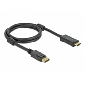 Delock Aktív DisplayPort 1.2 - HDMI kábel 4K 60 Hz 1 méter hosszú