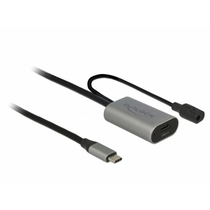 Delock Aktív USB 3.1 Gen-1 bővítő kábel USB Type-C 5m