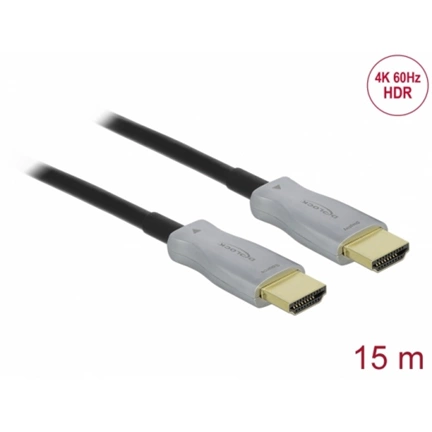 Delock Aktív optikai kábel HDMI 4K 60Hz 15m
