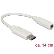 Delock Audio Adapter USB Type-C™ bemeneti > Stereo Jack kimeneti 14 cm