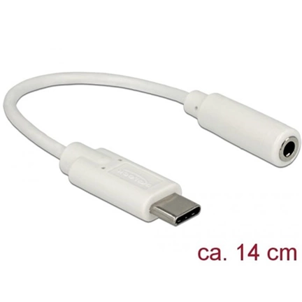 Delock Audio Adapter USB Type-C™ bemeneti > Stereo Jack kimeneti 14 cm