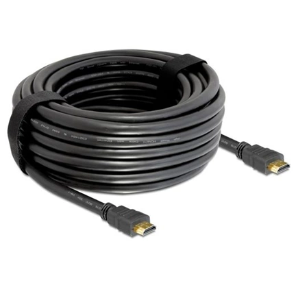 Delock Cable High Speed HDMI with Ethernet – HDMI A male > HDMI A male 20 m