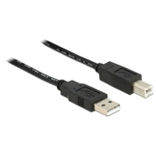 Delock Cable USB 2.0 type A male > USB 2.0 type B male 20 m