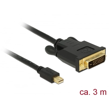 Delock Cable mini Displayport 1.1 male > DVI 24+1 male 3 m
