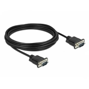 Delock D-Sub9, RS-232 soros kábel, apa-apa, 5 m