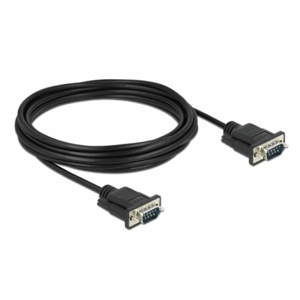 Delock D-Sub9, RS-232 soros kábel, apa-apa, 5 m
