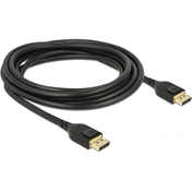 Delock DisplayPort kábel 8K 60 Hz 3 m DP 8K tanúsítvánnyal (3 év)
