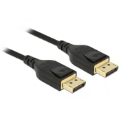 Delock DisplayPort kábel 8K 60 Hz 3 m DP 8K tanúsítvánnyal (3 év)