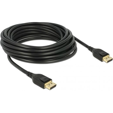 Delock DisplayPort kábel 8K 60 Hz 5 m DP 8K tanúsítvánnyal (3 év)