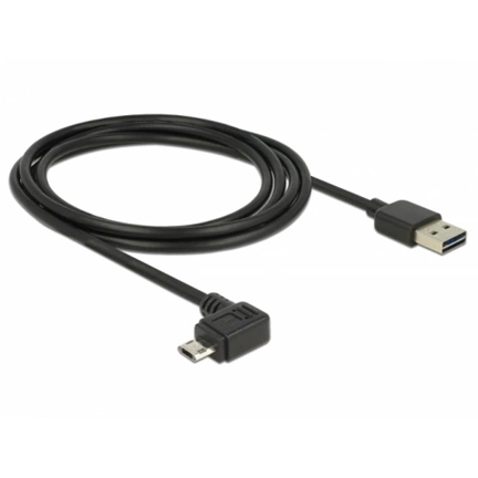 Delock Easy-USB -> EasyUSB micro-B M/M adatkábel 3m fekete egyenes/90°
