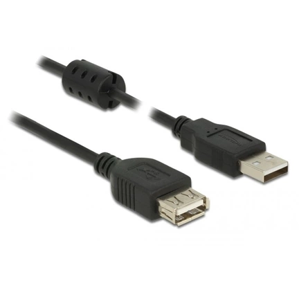Delock Extension cable USB 2.0 Type-A male > USB 2.0 Type-A female 3.0 m fekete