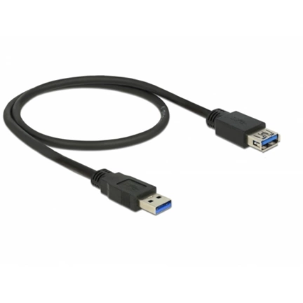 Delock Extension cable USB 3.0 Type-A male > USB 3.0 Type-A female 0.5m black