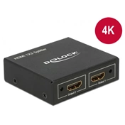 Delock HDMI-elosztó, 1 x HDMI-bemenet > 2 x HDMI-kimenet, 4K