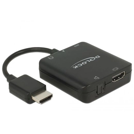 Delock HDMI-hangkivonatoló, 4K, kompakt