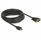 Delock HDMI - DVI 24+1 kétirányú kábel 5 m