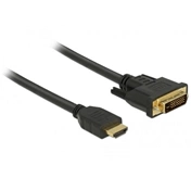 Delock HDMI - DVI 24+1 kétirányú kábel 5 m
