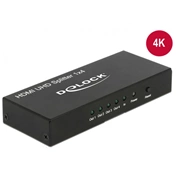 Delock HDMI UHD Splitter 1 x HDMI in > 4 x HDMI out 4K