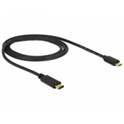Delock Kábel USB Type-C™ 2.0 dugó > USB 2.0 Micro-B típusú dugó 2,0 m fekete