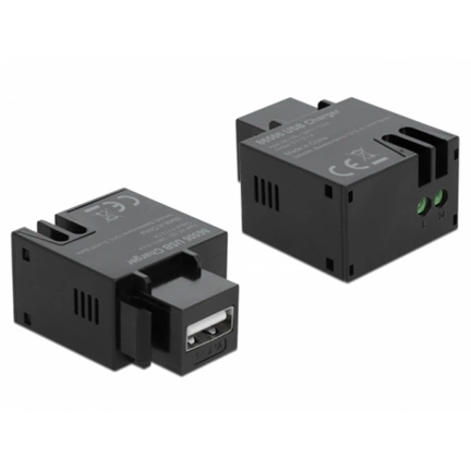Delock Keystone Module USB Type-A Charging Port 2.1 A black