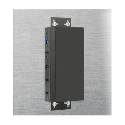 Delock Külső ipari hub 4 x USB 3.0 A-típusú 15 kV ESD védelemmel