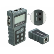 Delock LCD kábel tesztelő RJ45 / PoE / DC