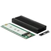 Delock M.2 NVMe PCIe SSD-hez külso ház SuperSpeed USB 10 Gbps (USB 3.1 Gen 2) USB Type-C™ anya (3 év) Delock M.2 NVMe PCIe SSD-hez külso ház SuperSpeed USB 10 Gbps (USB 3.1 Gen 2) USB Type-C™ anya (3 év)