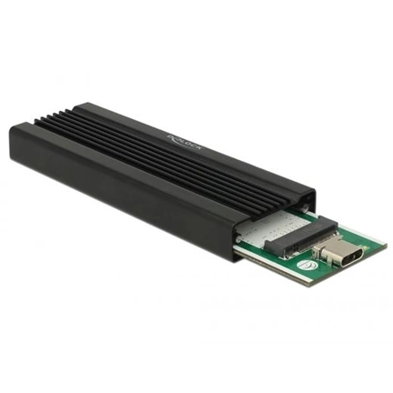 Delock M.2 NVMe PCIe SSD-hez külso ház SuperSpeed USB 10 Gbps (USB 3.1 Gen 2) USB Type-C™ anya (3 év) Delock M.2 NVMe PCIe SSD-hez külso ház SuperSpeed USB 10 Gbps (USB 3.1 Gen 2) USB Type-C™ anya (3 év)